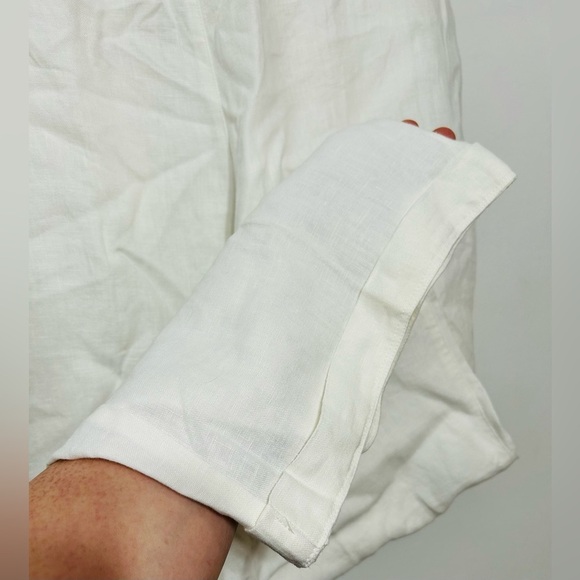 Chico’s Additions 100% Linen High Rise Wide Leg Pants - Picture 5 of 9